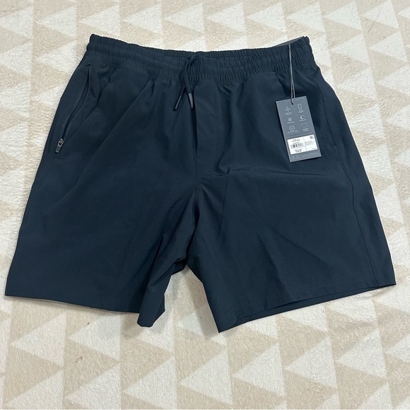 Vrst dark navy VRST Men's 7" All-In Unlined Short - Picture 3 of 5